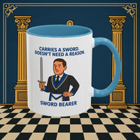 Masonic Mugs - Sword of Mystery - Provincial Sword Bearer Printify