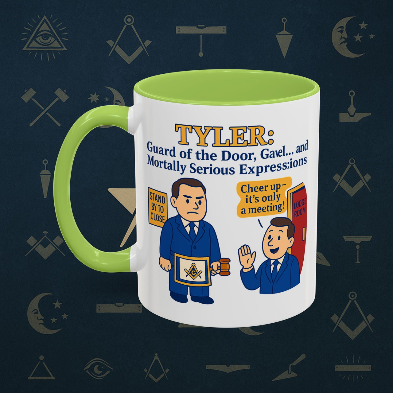 Masonic Mugs - Masonic Mysteries - Tyler Printify