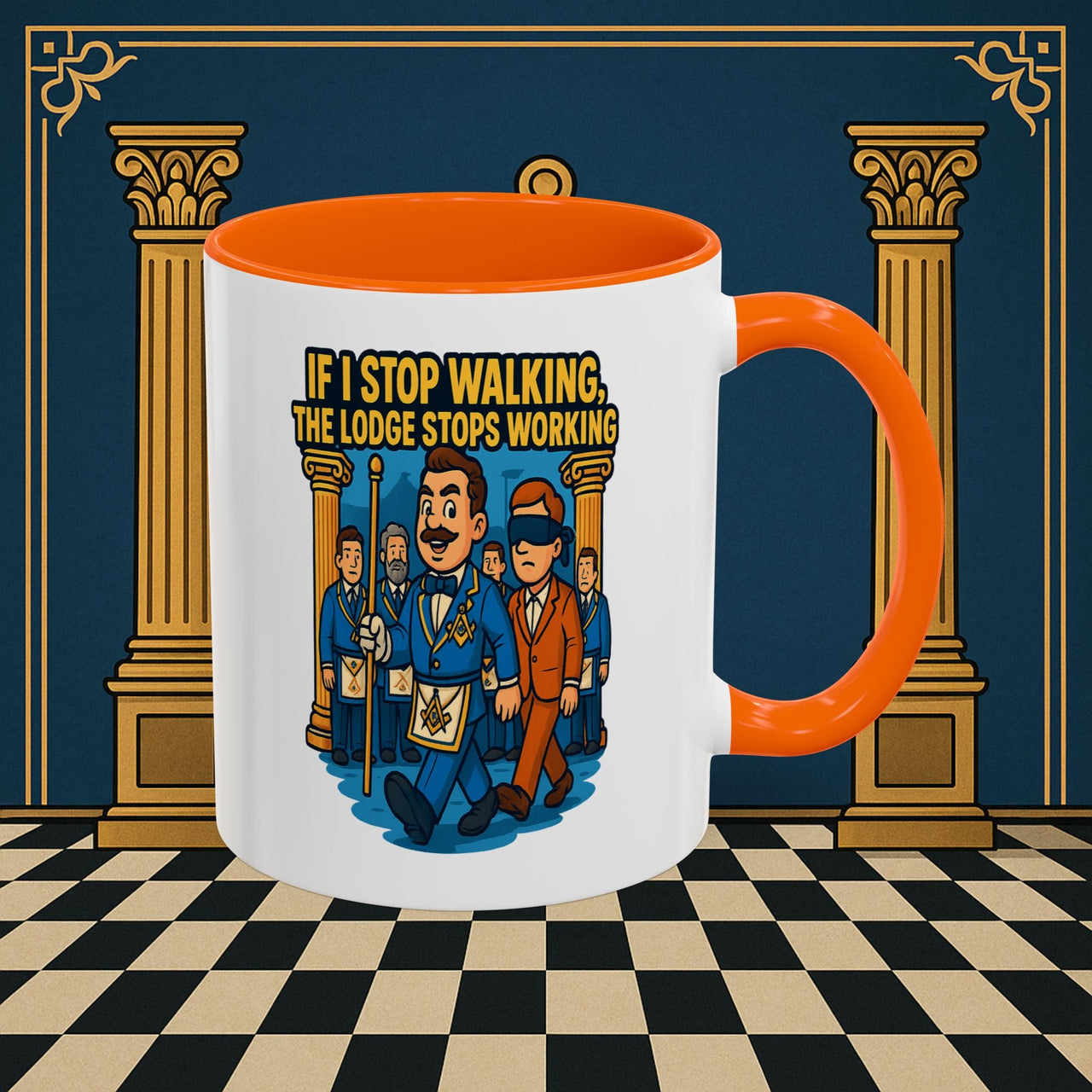 Masonic Mugs - Walking the Masonic Path - Senior Deacon Printify