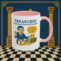 Masonic Mugs - Treasurer's Tally - Treasurer Printify