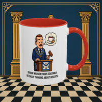 Masonic Mugs - Biscuits on the Brain - Senior Warden Printify