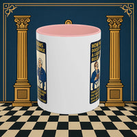 Masonic Mugs Ready to Go – How Many Masons? (Accent Coloured 11oz Mug) Printify