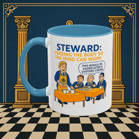 Masonic Mugs - Refreshment of Reason - Steward Printify