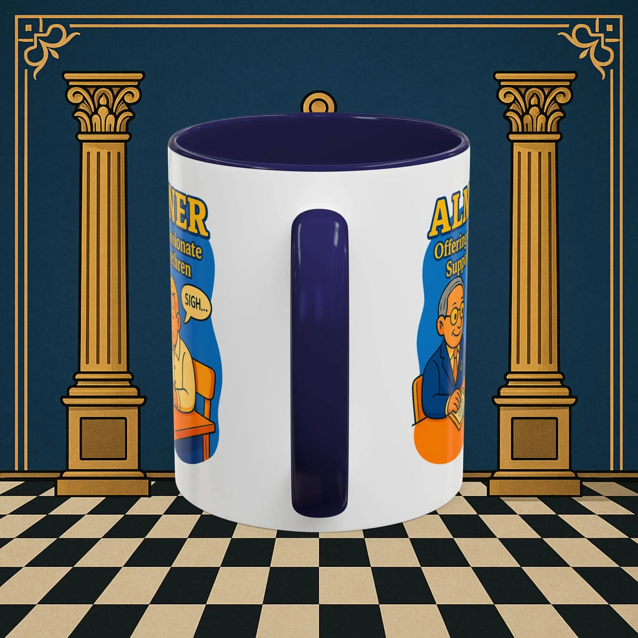 Masonic Mugs - Bureaucratic Empathy - Almoner Printify
