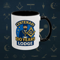 Masonic Mugs - Centennial Brotherhood - 100 years lodge anniversary Printify