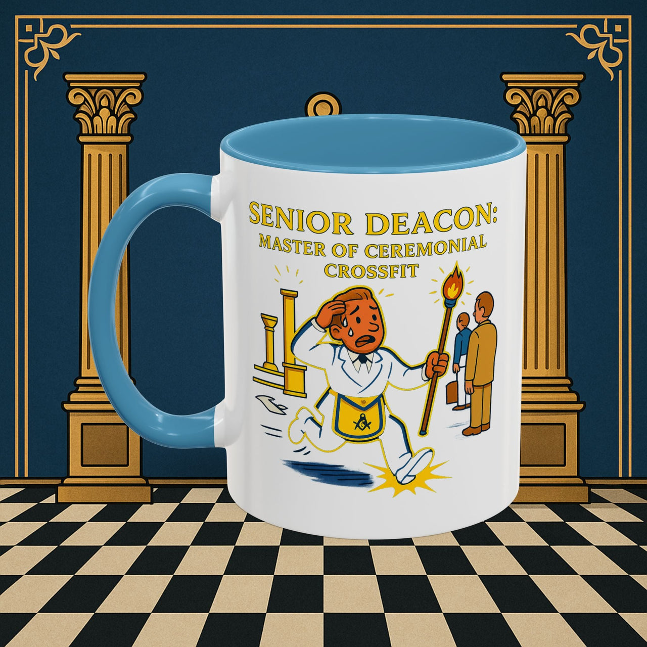 Masonic Mugs - Senior Deacon's CrossFit Challenge - Senior Deacon Printify
