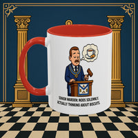 Masonic Mugs - Biscuits on the Brain - Senior Warden Printify