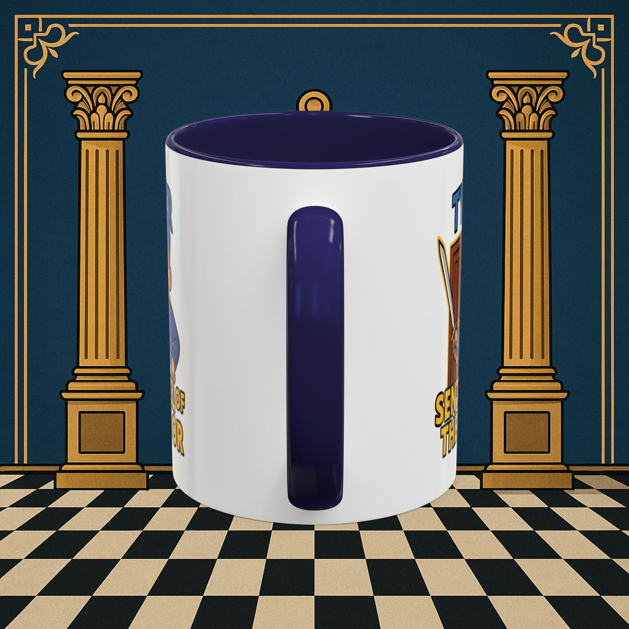 Masonic Mugs - Tyler's Watchful Guard - Tyler Printify