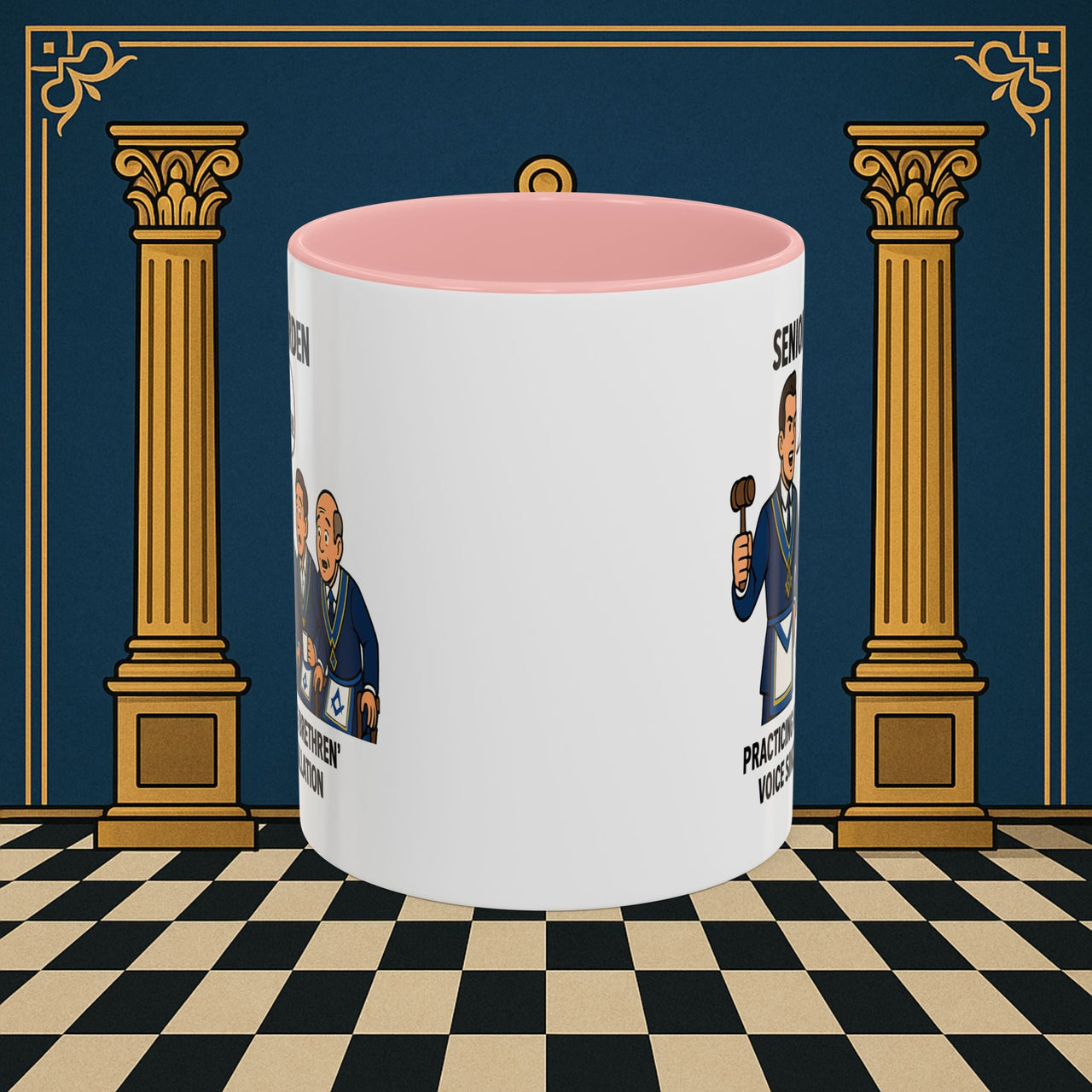 Masonic Mugs - Lodge Leadership - Senior Warden Printify