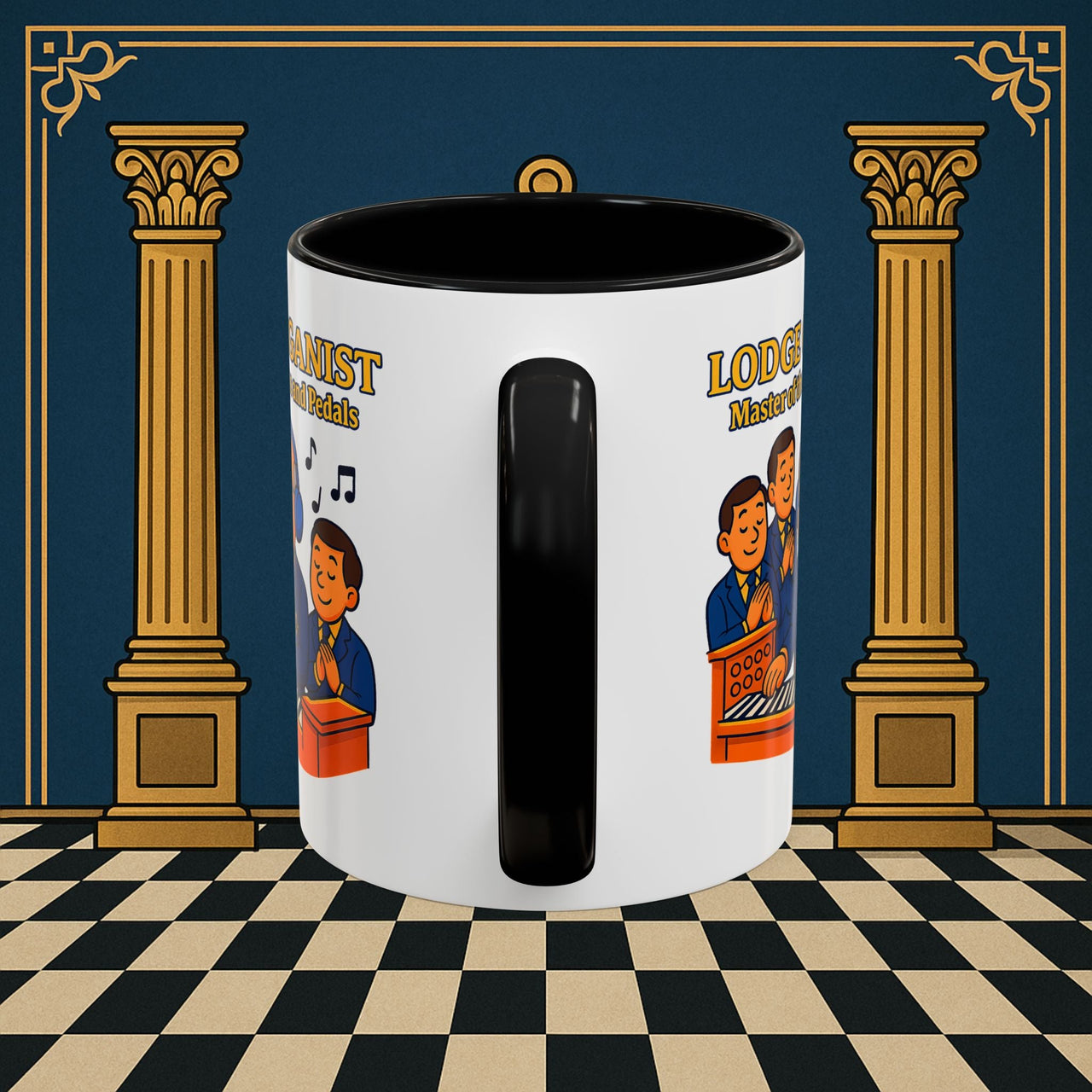 Masonic Mugs - Lodge Maestro - Organist Printify