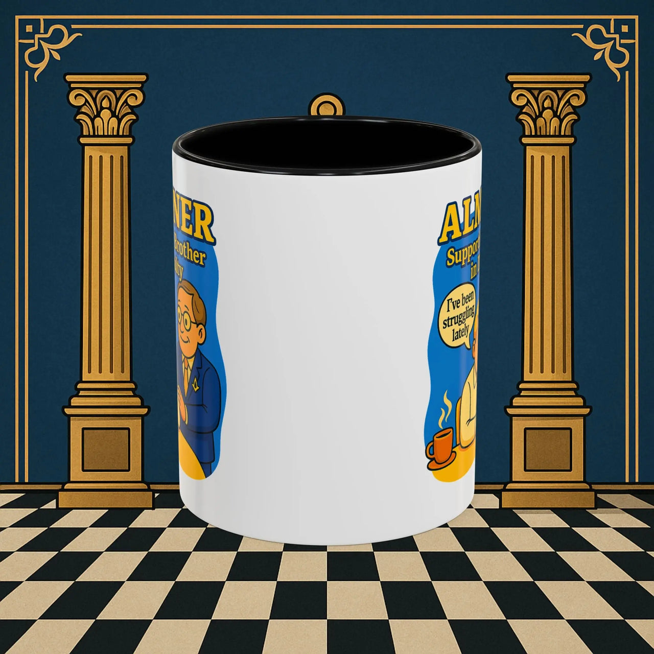 Masonic Mugs - Almoner's Assist - Almoner Printify