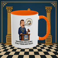Masonic Mugs - Biscuits on the Brain - Senior Warden Printify