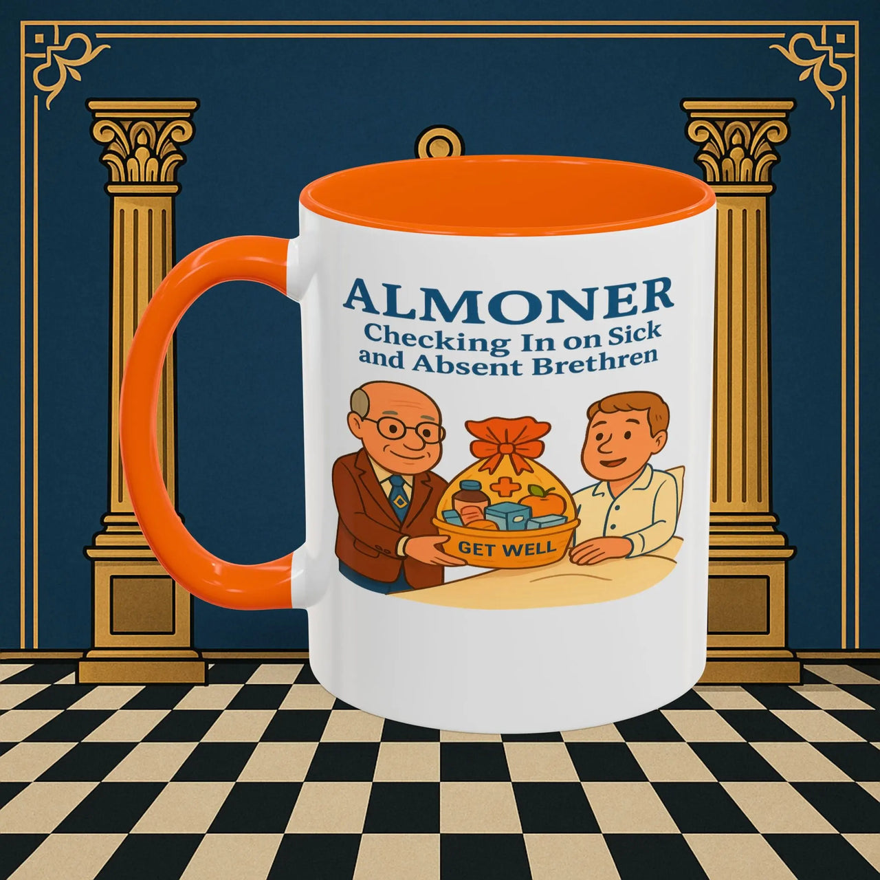 Masonic Mugs - Compassion Basket - Almoner Printify