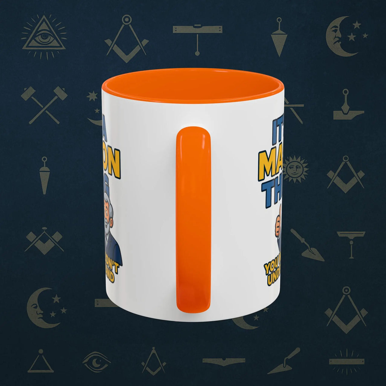 Masonic Mugs Ready to Go – It’s a Mason Thing (Accent Coloured 11oz Mug) Printify