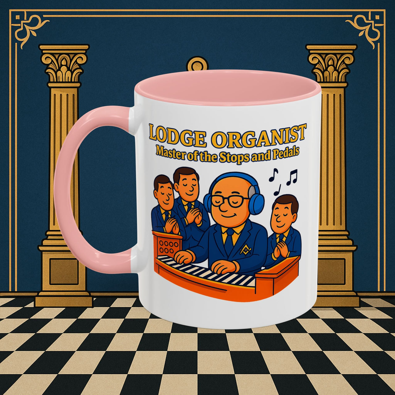 Masonic Mugs - Lodge Maestro - Organist Printify