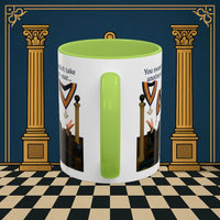 Masonic Mugs Ready to Go – Another Office? Go On Then… (Accent Coloured 11oz Mug) Printify