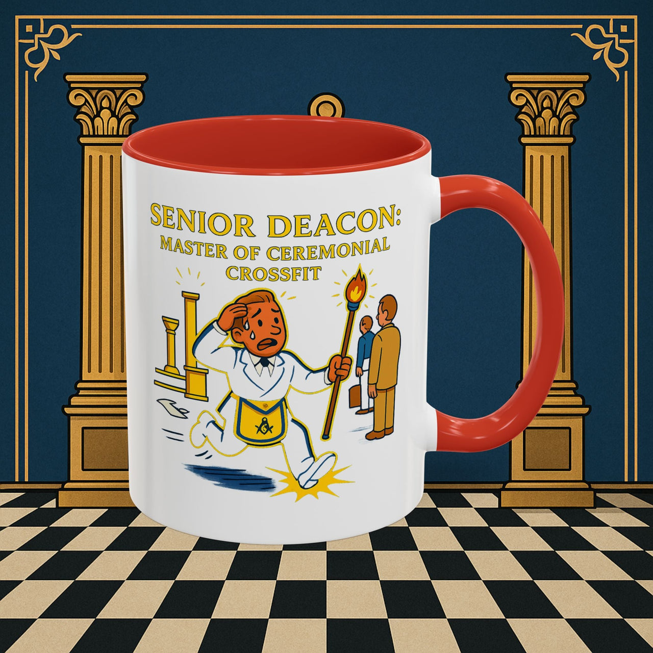 Masonic Mugs - Senior Deacon's CrossFit Challenge - Senior Deacon Printify