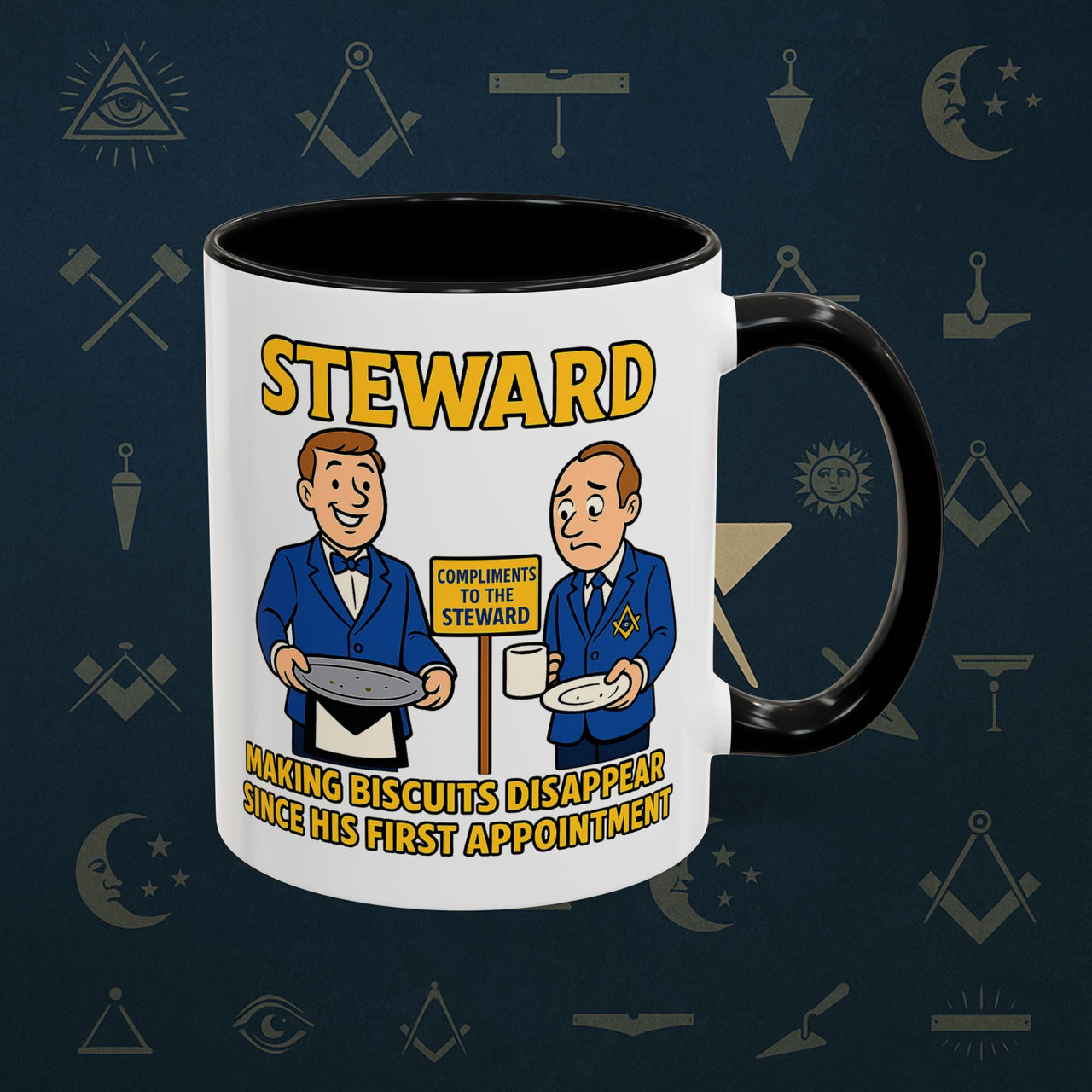 Masonic Mugs - Vanishing Biscuits - Steward Printify
