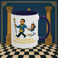 Masonic Mugs - The Lodge's Walking Satnav - Senior Deacon Printify