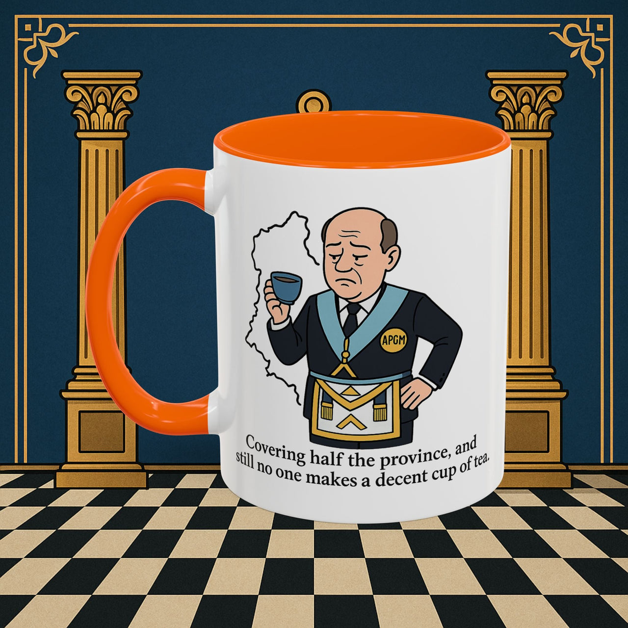 Masonic Mugs - Provincial Tea Troubles - Assistant Provincial Grand Master Printify