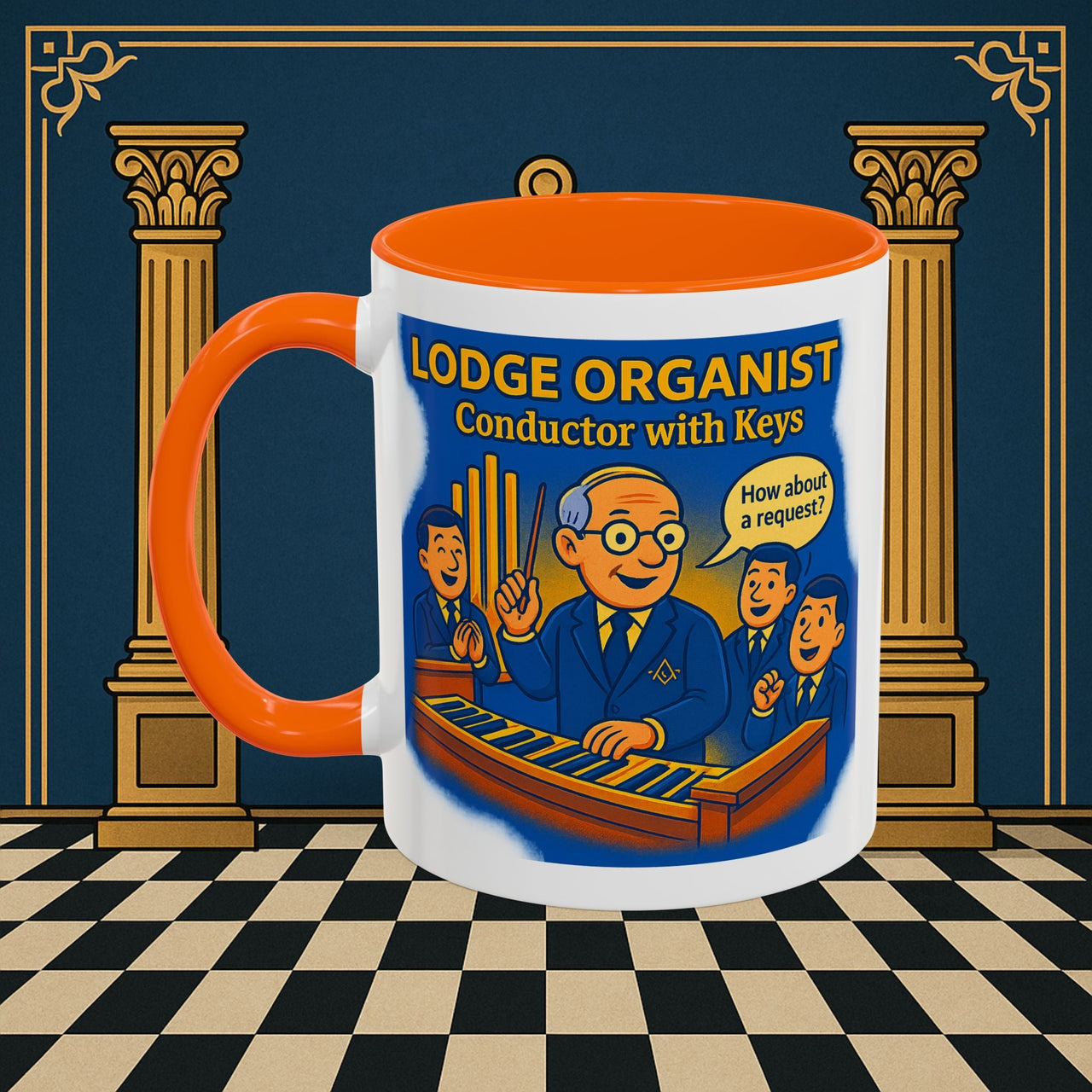 Masonic Mugs - Masonic Melodies - Organist Printify