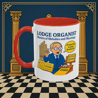 Masonic Mugs - Maestro of Melodies - Organist Printify
