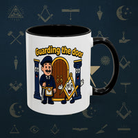 Masonic Mugs - Guarding the Door - Tyler Printify