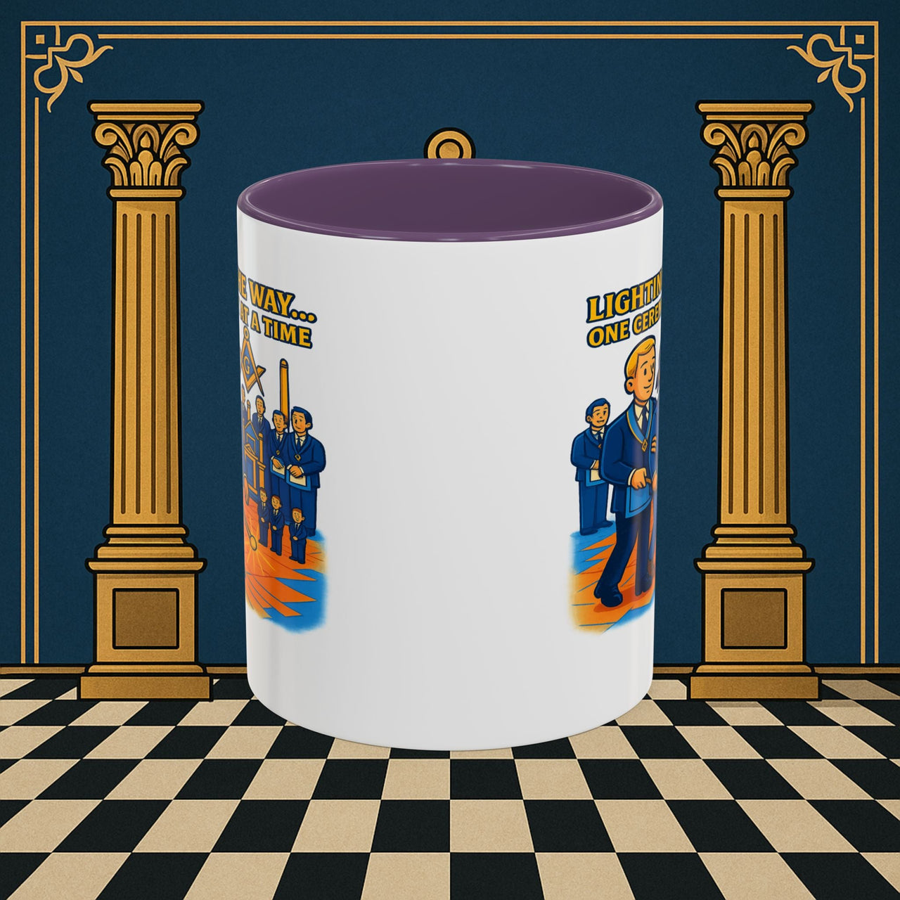 Masonic Mugs - Illuminated Brotherhood - Senior Deacon Printify