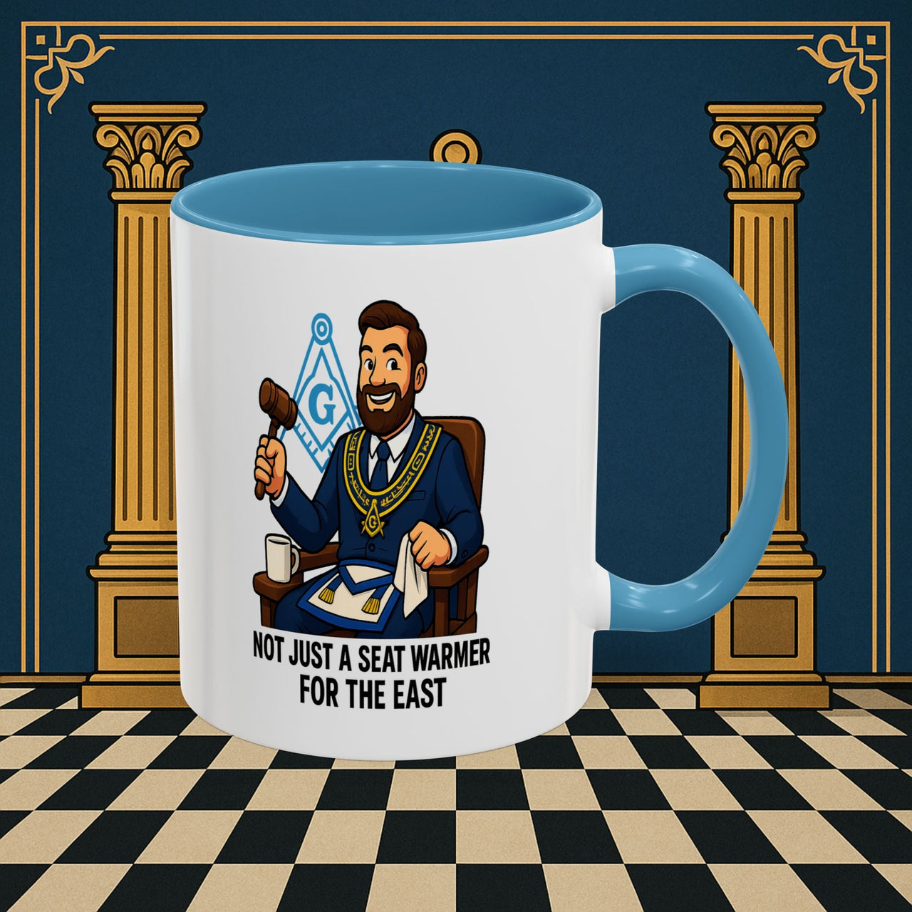 Masonic Mugs - Masonic Majesty - Senior Warden Printify