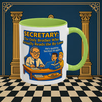 Masonic Mugs - Bureaucratic Bliss - Secretary Printify