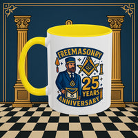 Masonic Mugs - Masonic Legacy - 25 years anniversary Printify