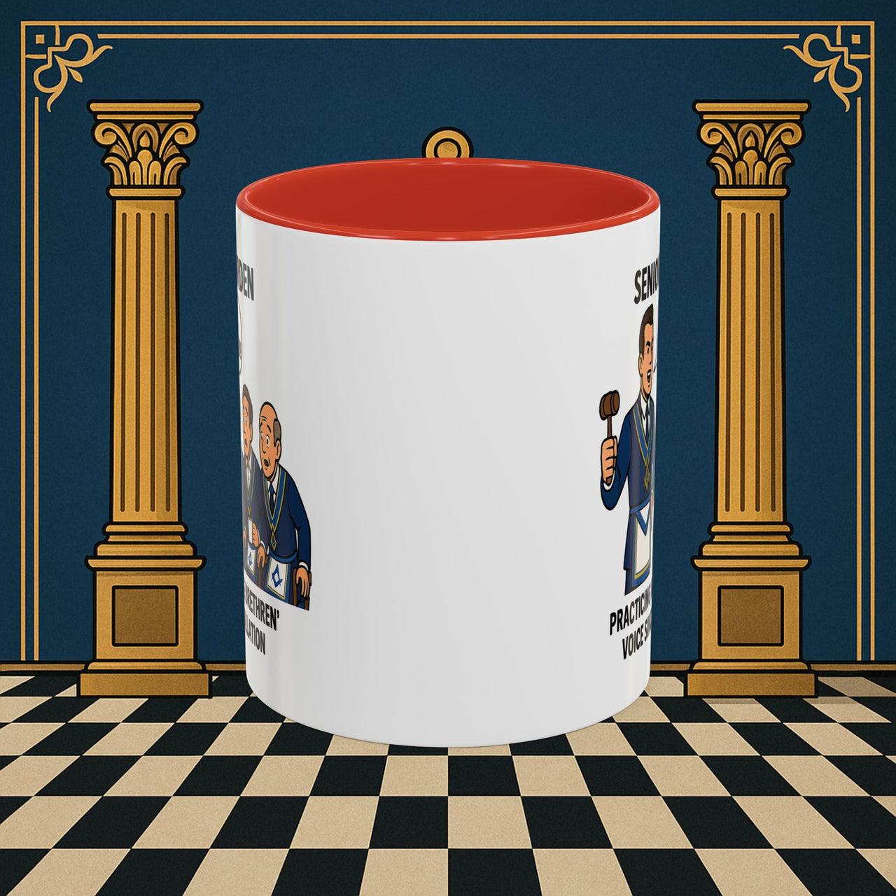 Masonic Mugs - Lodge Leadership - Senior Warden Printify