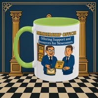 Masonic Mugs - Welcoming New Brothers - Membership Secretary Printify