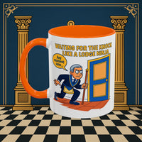 Masonic Mugs - Masonic Anticipation: Lodge Ninja in Waiting, Junior Deacon Printify