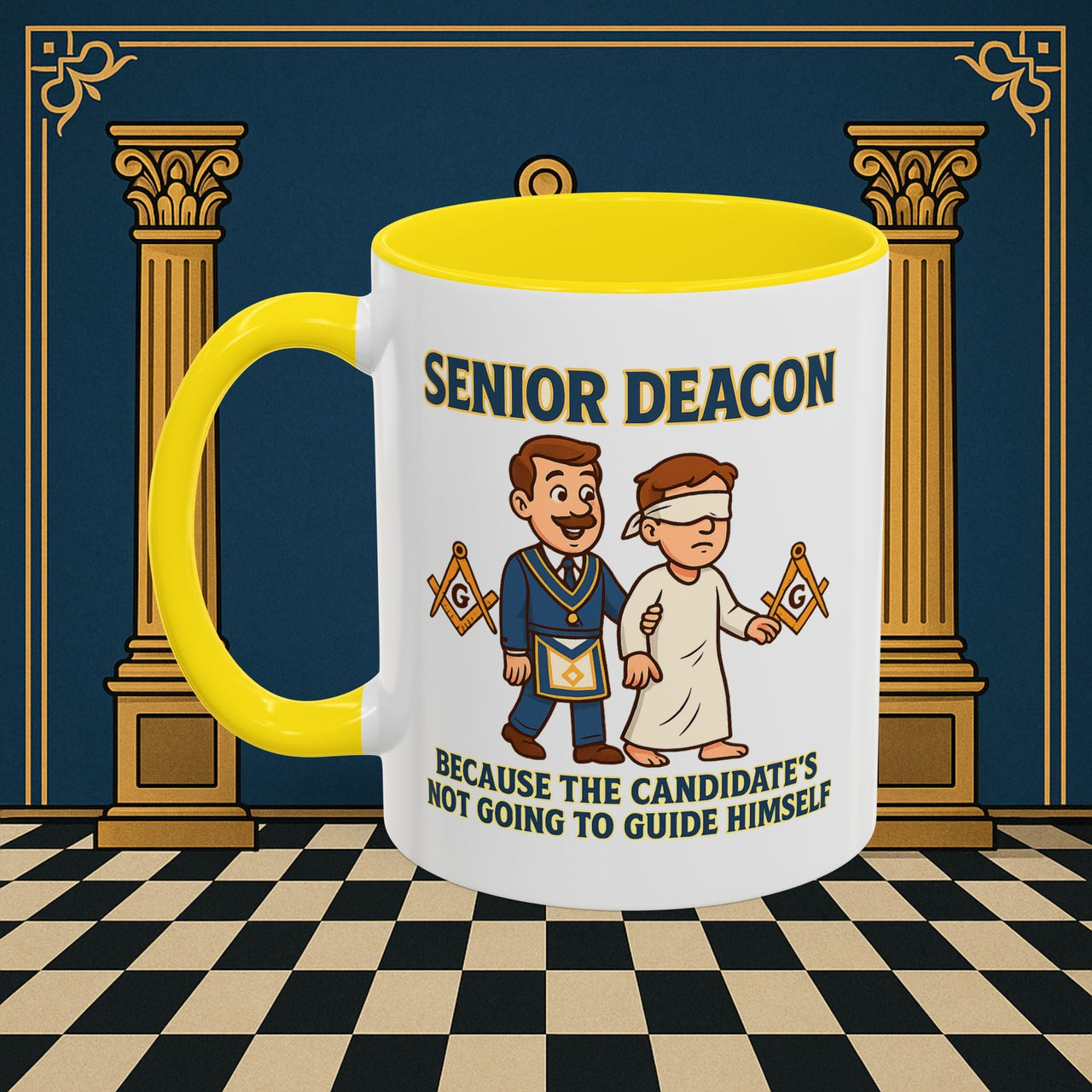 Masonic Mugs - Guiding Light - Senior Deacon Printify