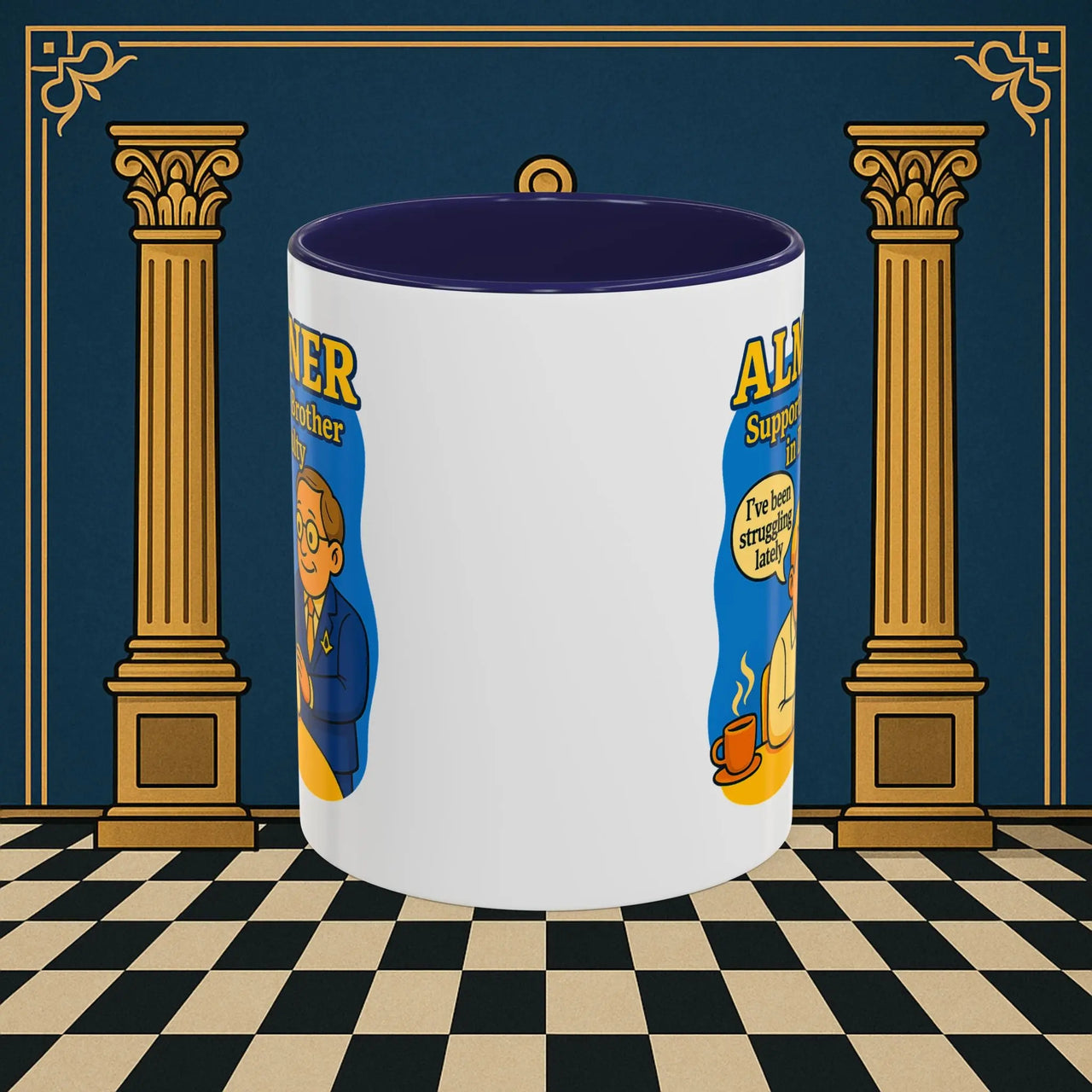 Masonic Mugs - Almoner's Assist - Almoner Printify