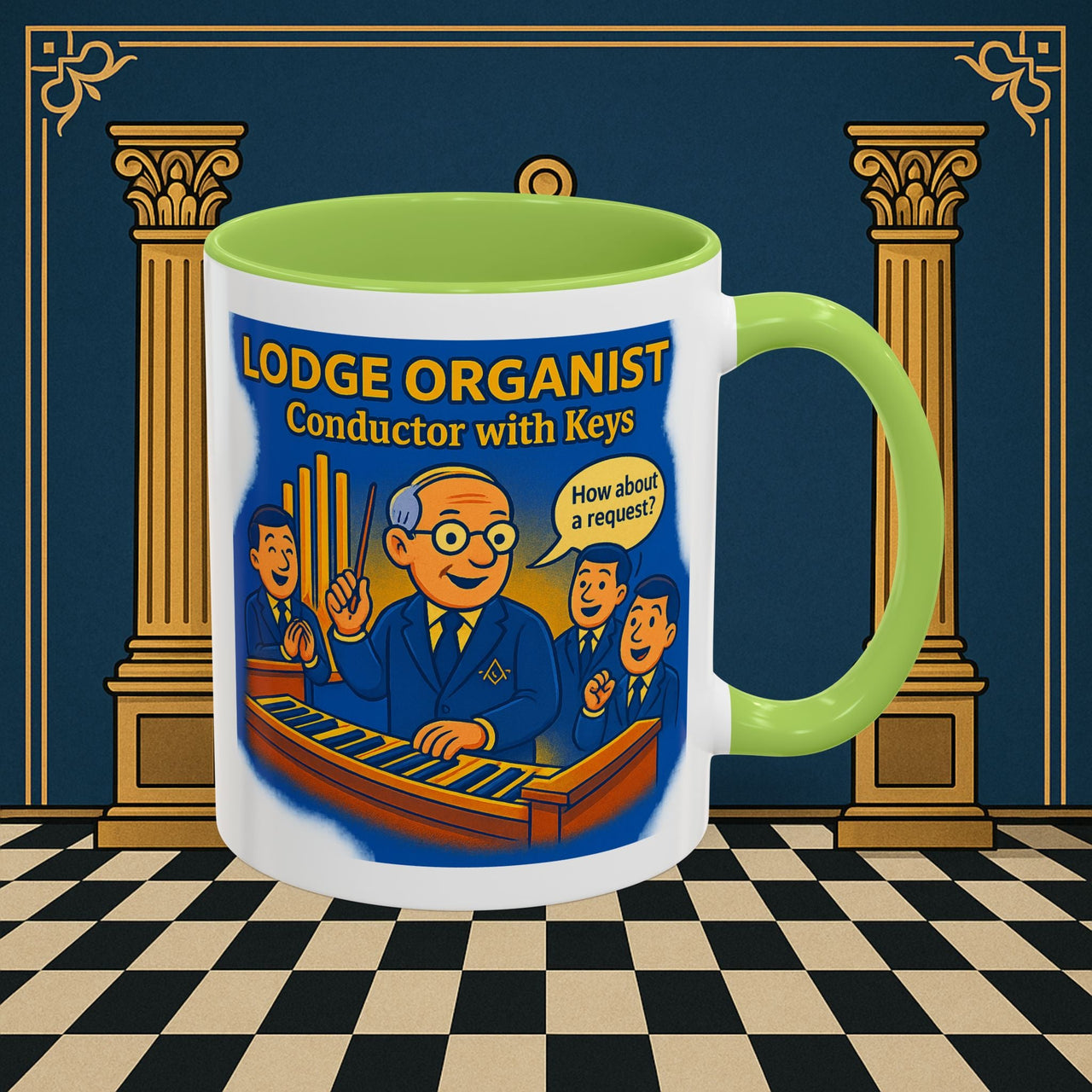 Masonic Mugs - Masonic Melodies - Organist Printify