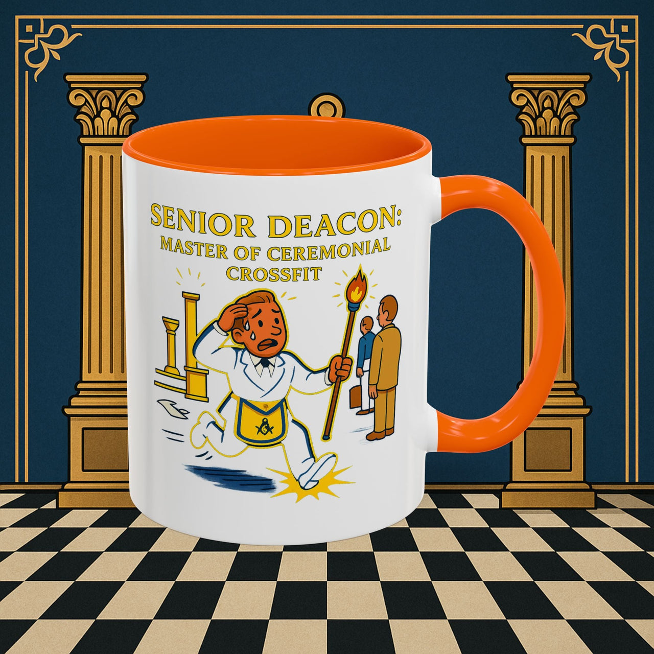 Masonic Mugs - Senior Deacon's CrossFit Challenge - Senior Deacon Printify