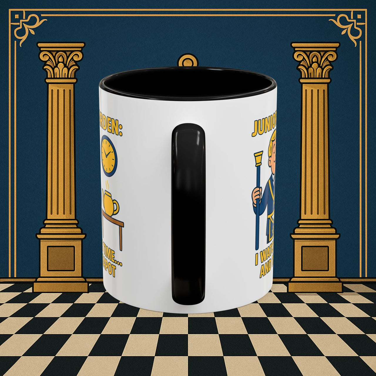 Masonic Mugs - Masonic Moments: Lodge Officer's Tea Time, Junior Warden Printify