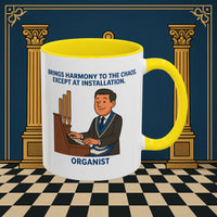 Masonic Mugs - Harmony Amid Chaos - Provincial Organist Printify
