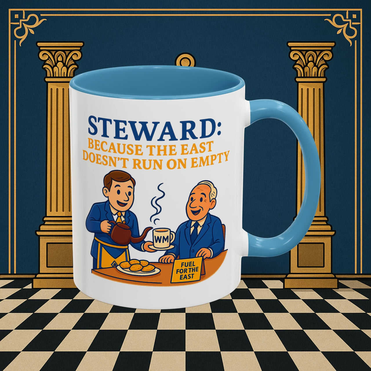 Masonic Mugs - Tea and Empires - Steward Printify