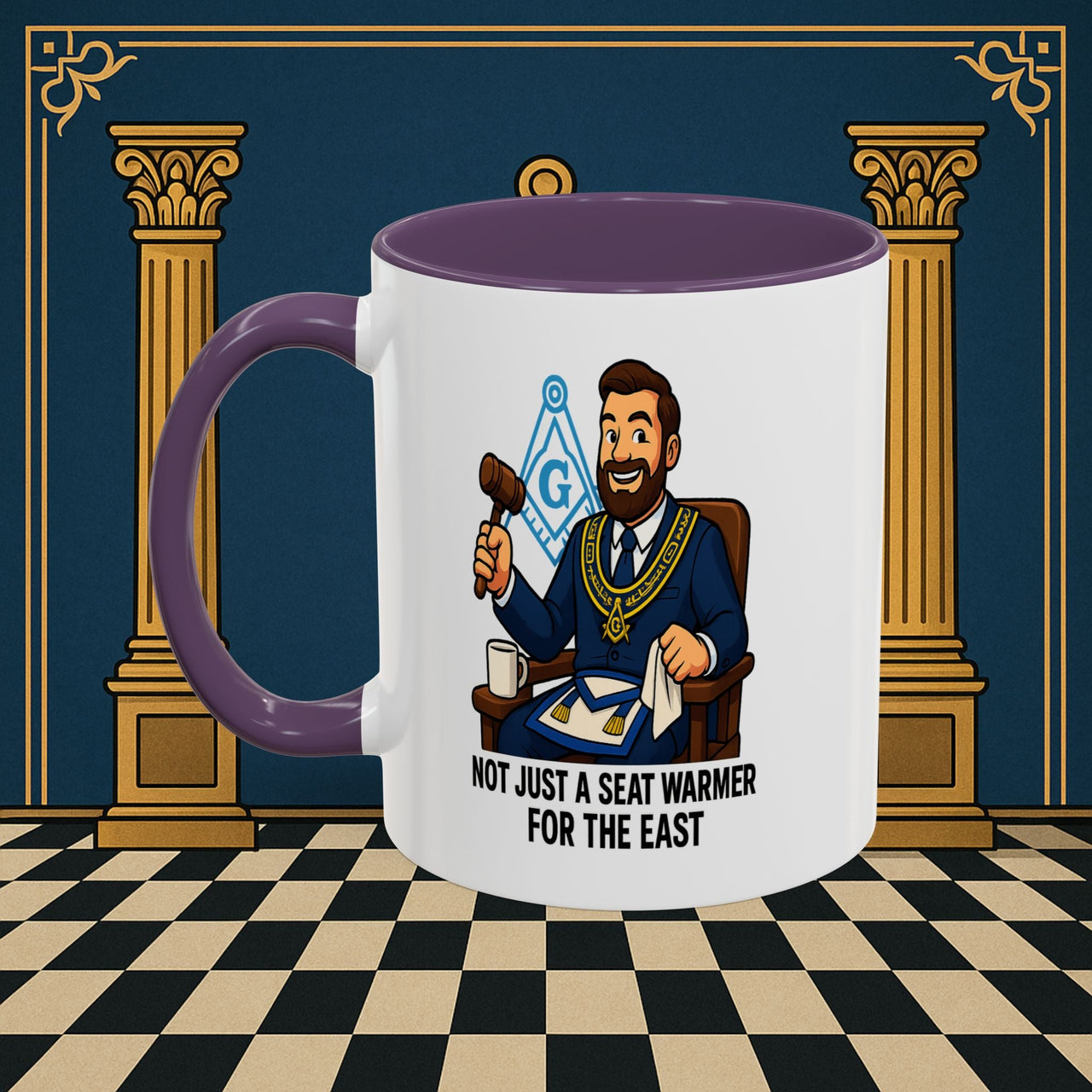 Masonic Mugs - Masonic Majesty - Senior Warden Printify