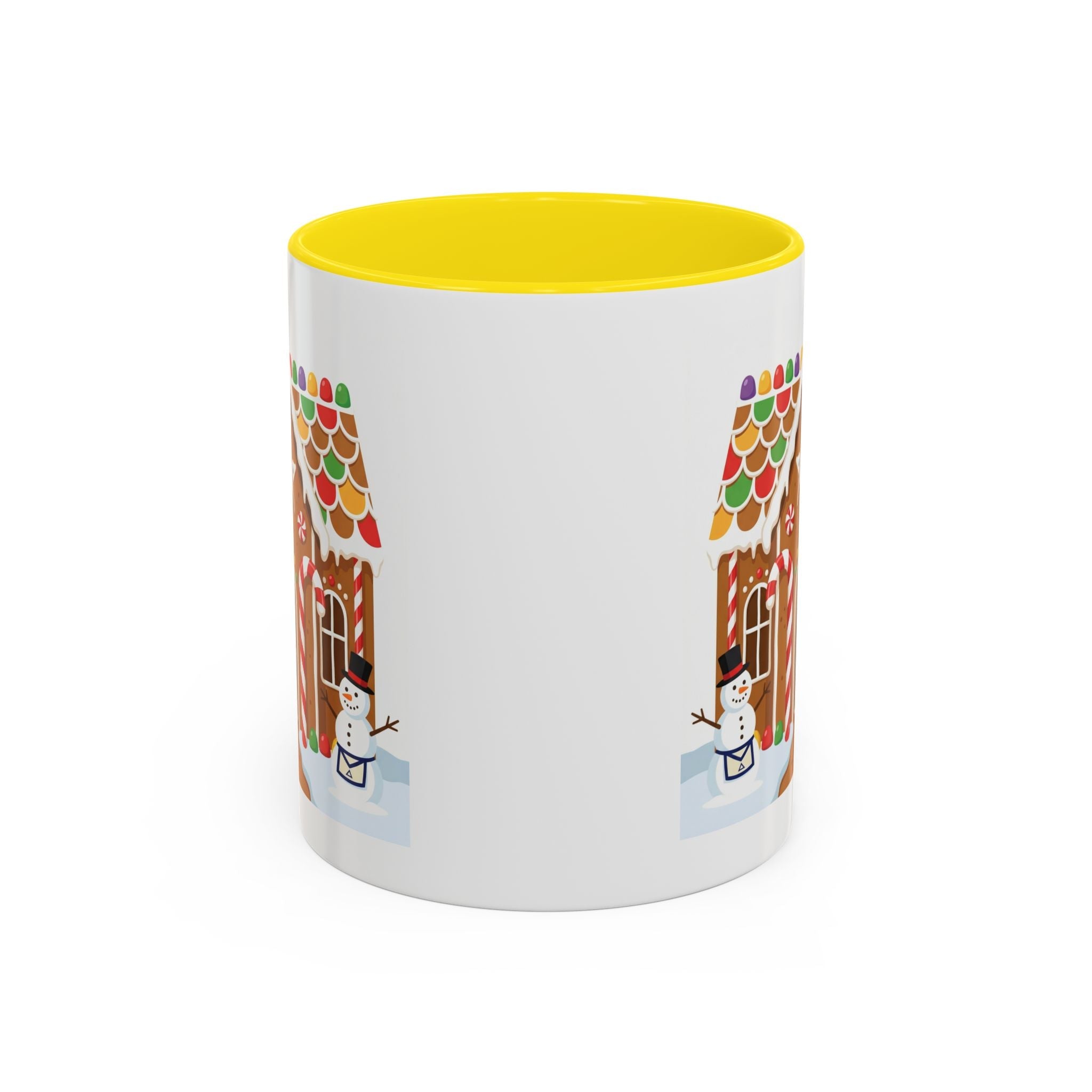 Masonic Gingerbread House — Festive Freemason Holiday Ugly Sweater Design Printify