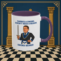 Masonic Mugs - Sword of Mystery - Provincial Sword Bearer Printify
