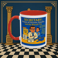 Masonic Mugs - Bureaucratic Biscuit Bouncer - Secretary Printify
