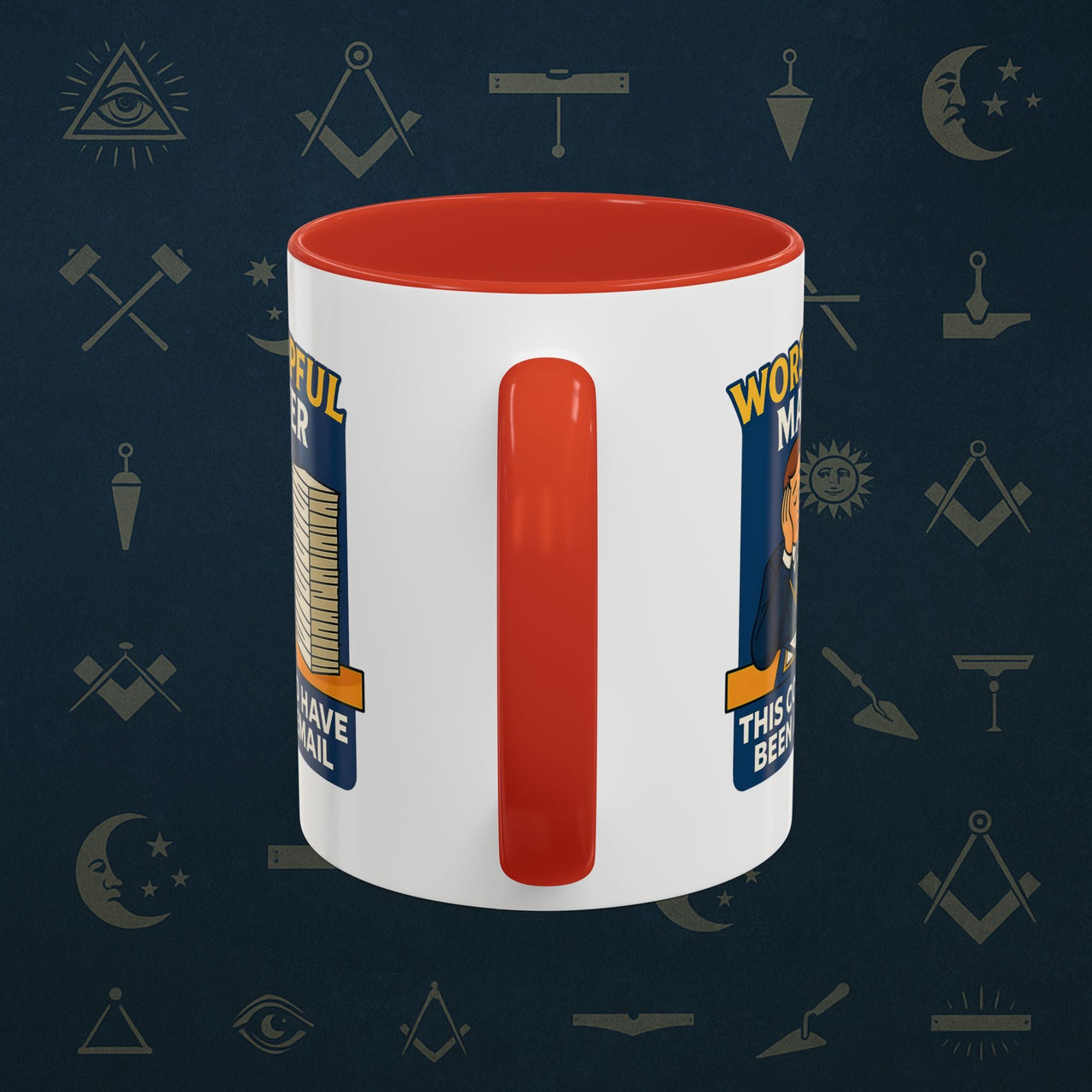 Masonic Mugs - Masonic Meetings Madness - Worshipful Master Printify