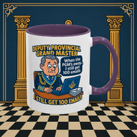 Masonic Mugs - Email Overload - Deputy Provincial Grand Master Printify