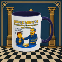 Masonic Mugs - Lodge Mentor Guidance: Masonic Ritual Instruction, Lodge Mentor Printify