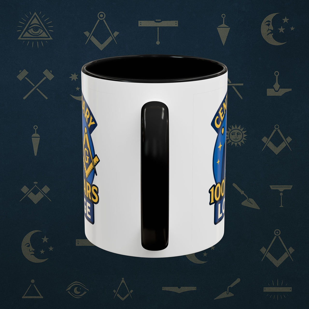 Masonic Mugs - Centennial Brotherhood - 100 years lodge anniversary Printify