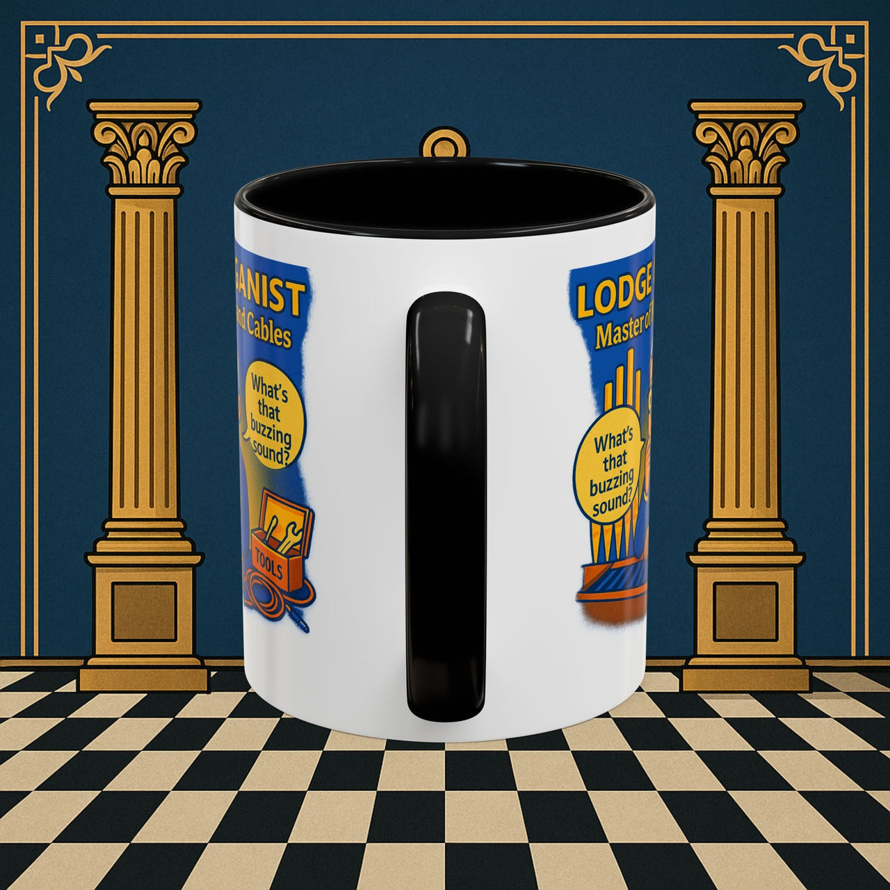 Masonic Mugs - Buzz Kill - Organist Printify